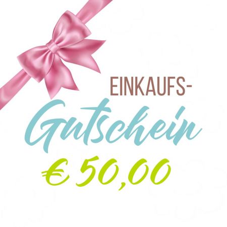 Geschenk-Gutschein € 50,00